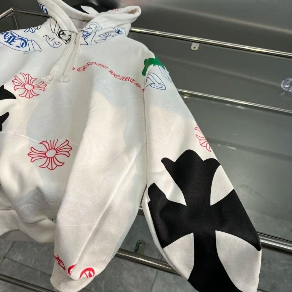 NWT Chrome Hearts Hoodie White - Picture 5 of 6